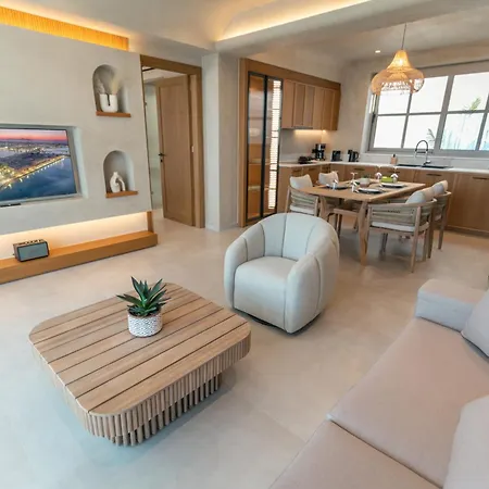 Cabană Akres Luxury Sea View Psalidi (Kos)
