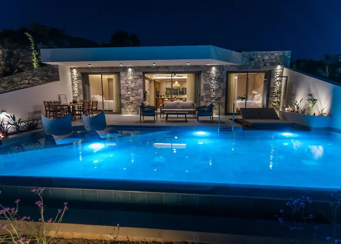 Akres Luxury Sea View Деревянный коттедж Псалиди